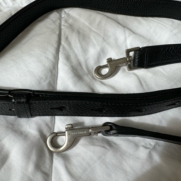 100% Authentic Like-New YSL Sac de Jour Baby - Soft Black Leather Crossbody Tote - Picture 11 of 11